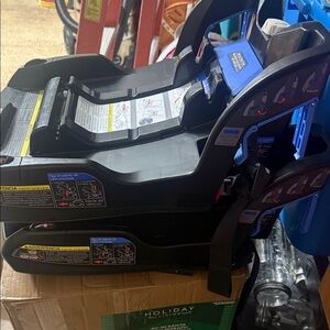 Doona Black and Blue Car Seat Base 1 left